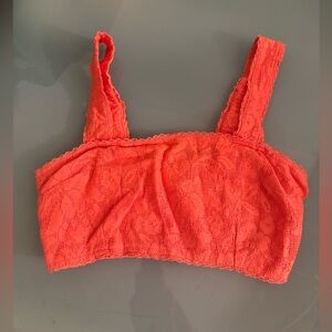 Lace Bralette in Vibrant Orange
